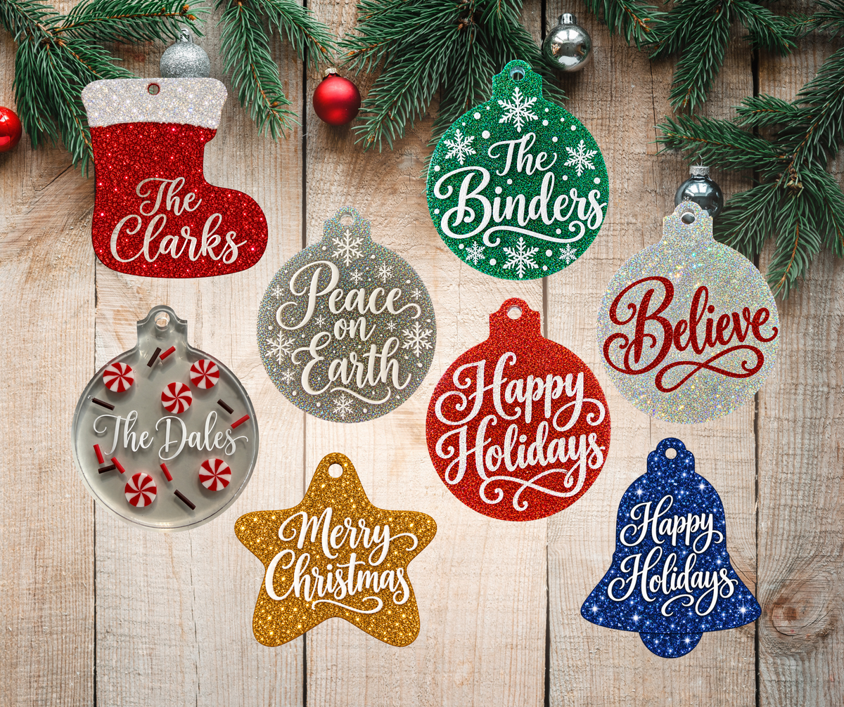 12/12/2026 - Personalized Resin Christmas Ornaments - 12:30pm - H&S East Michigan Studio