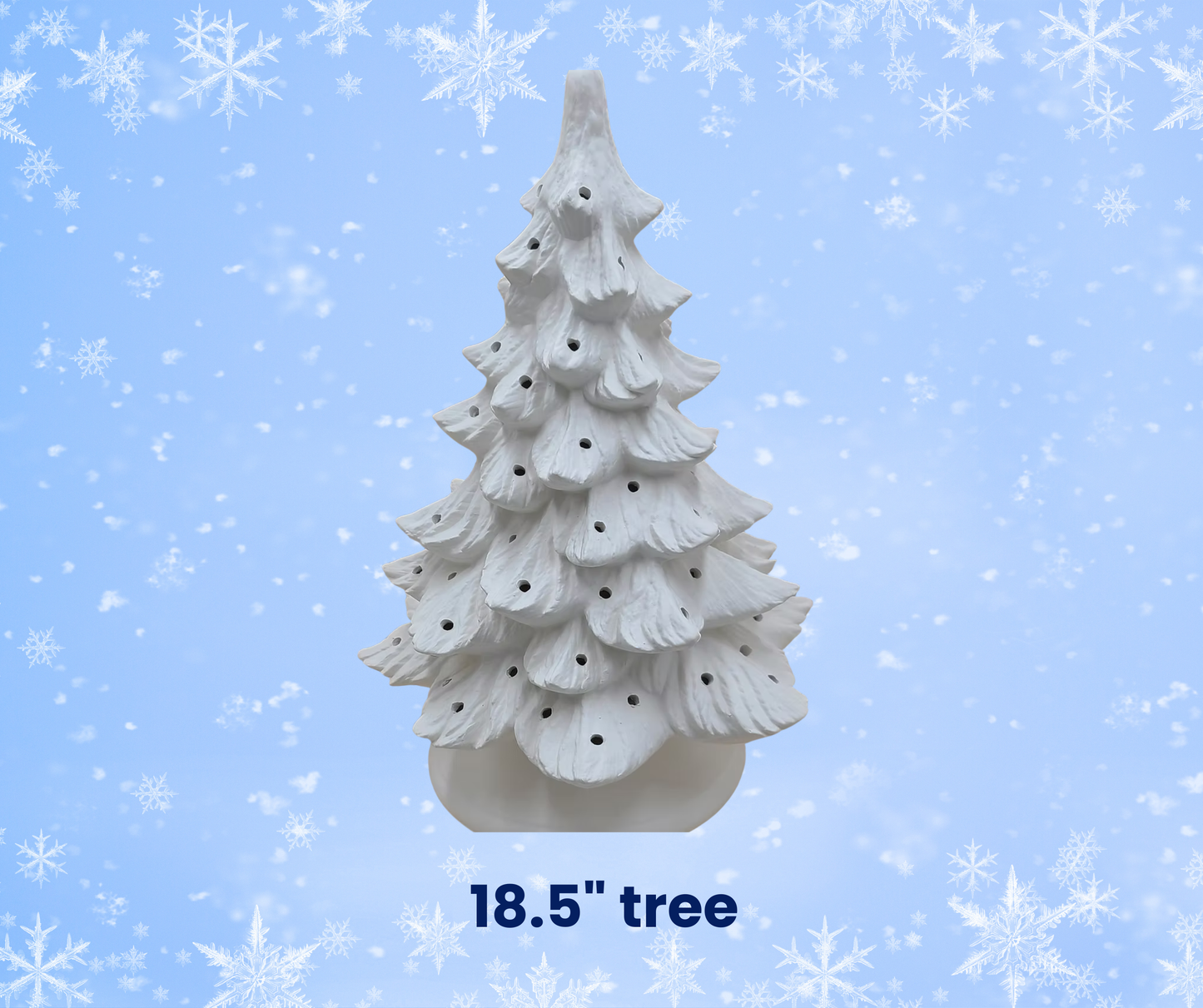 11/13/26 - Ceramic Christmas Tree Workshop - 5:30 pm - Hammer & Stain East Michigan Studio