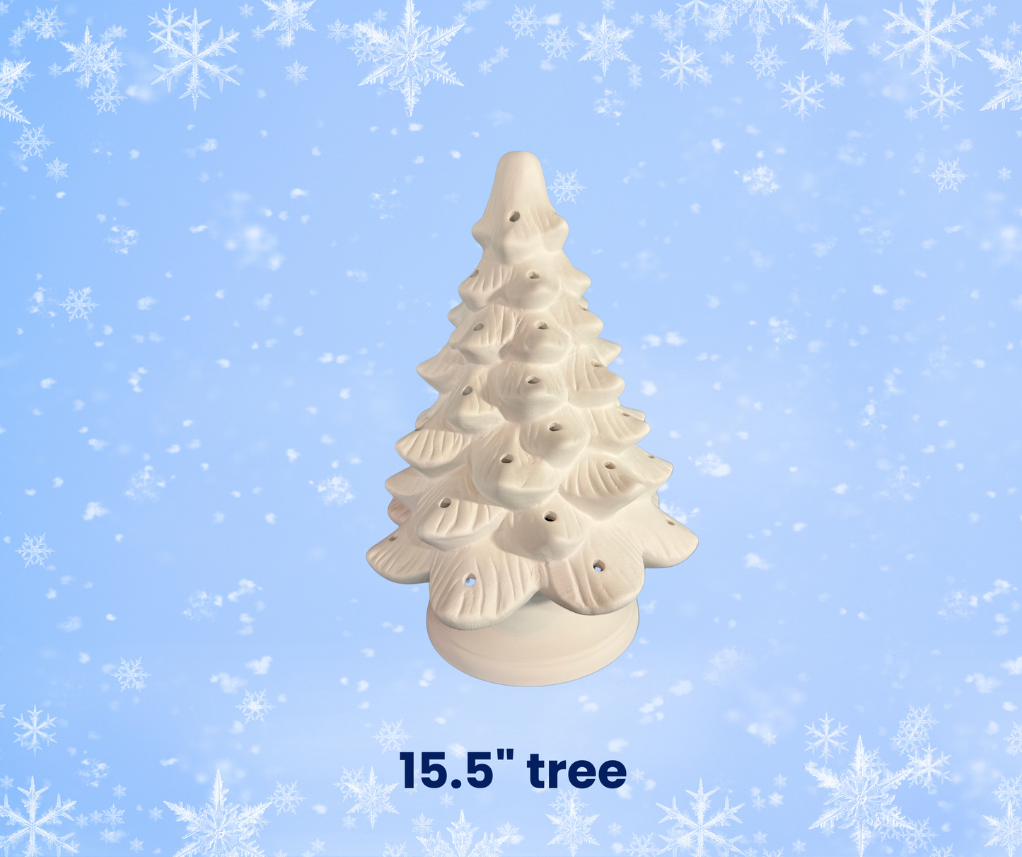 11/13/26 - Ceramic Christmas Tree Workshop - 5:30 pm - Hammer & Stain East Michigan Studio