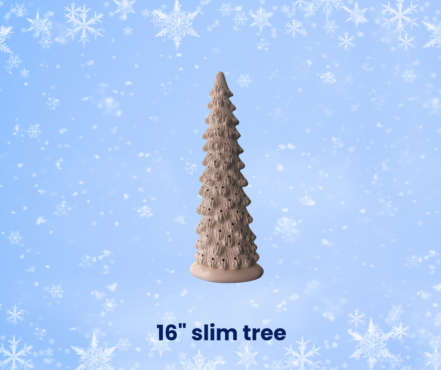 11/13/26 - Ceramic Christmas Tree Workshop - 5:30 pm - Hammer & Stain East Michigan Studio