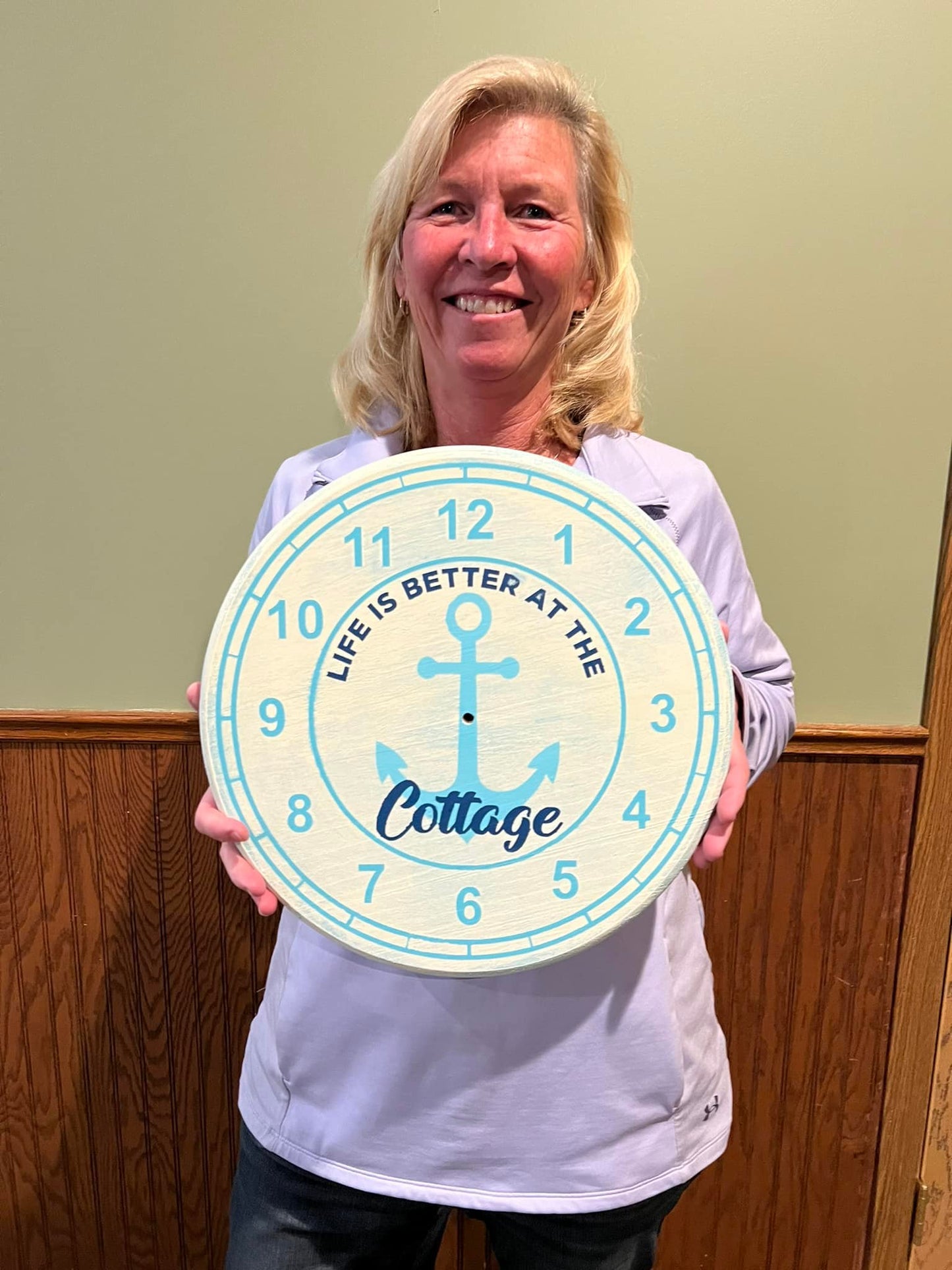 11/30/2025 - Farmhouse Style Wooden Clock Workshop  - 1:00pm - H&S East Michigan Studio