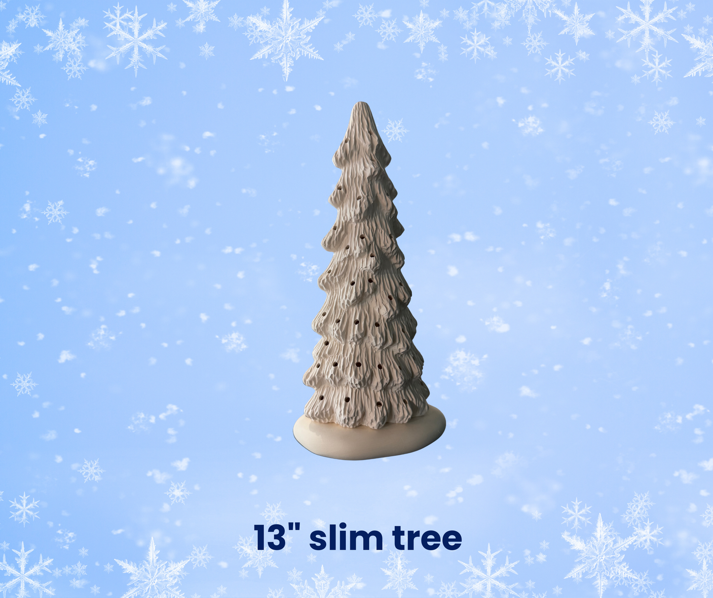 11/13/26 - Ceramic Christmas Tree Workshop - 5:30 pm - Hammer & Stain East Michigan Studio