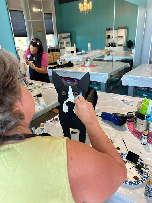 4/18/2026 - DIY Barnyard, Cat & Dog Planter Box Painting Workshop - 11:30am - H&S East Michigan Studio