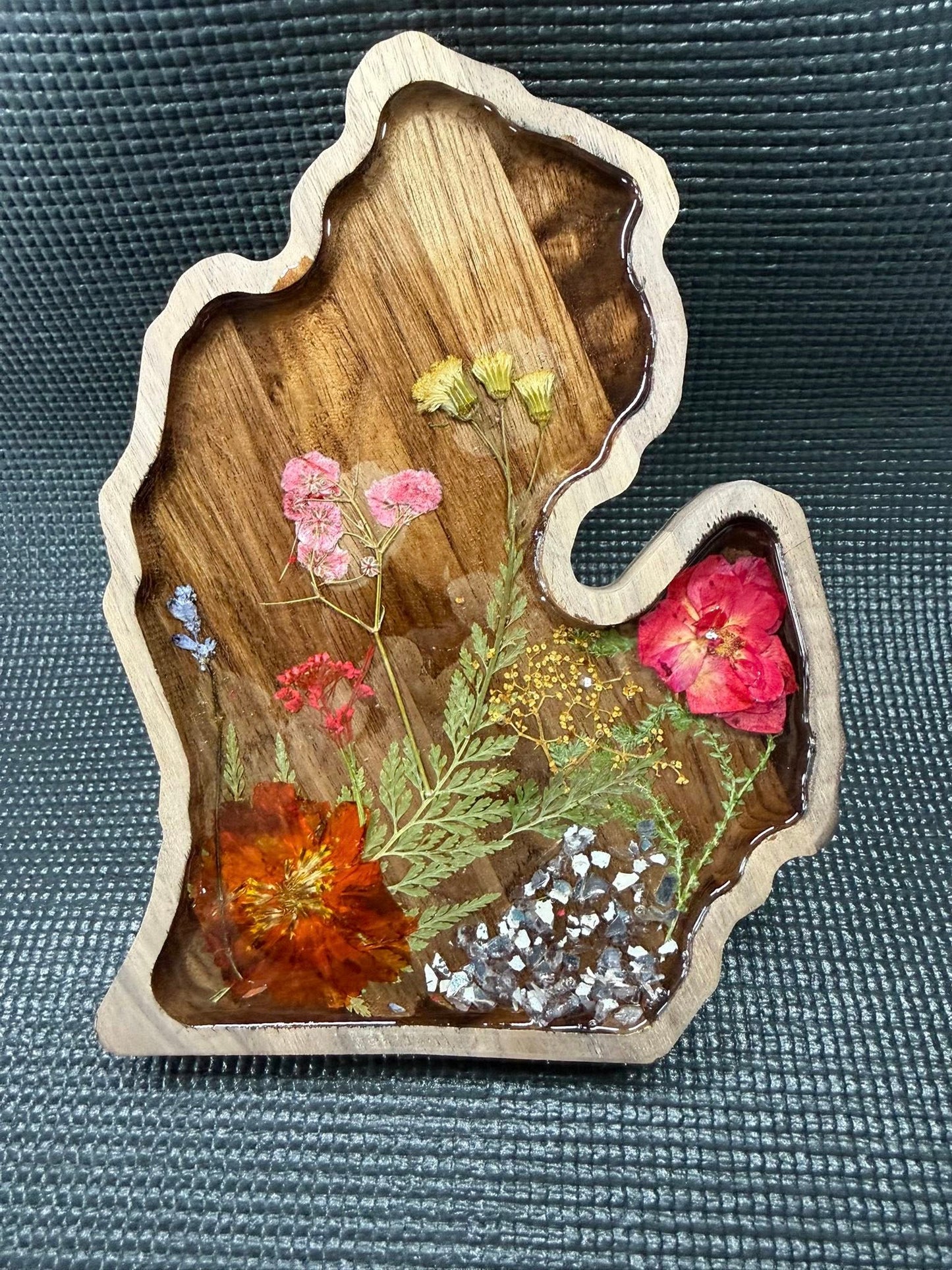 Michigan State Bamboo Tray