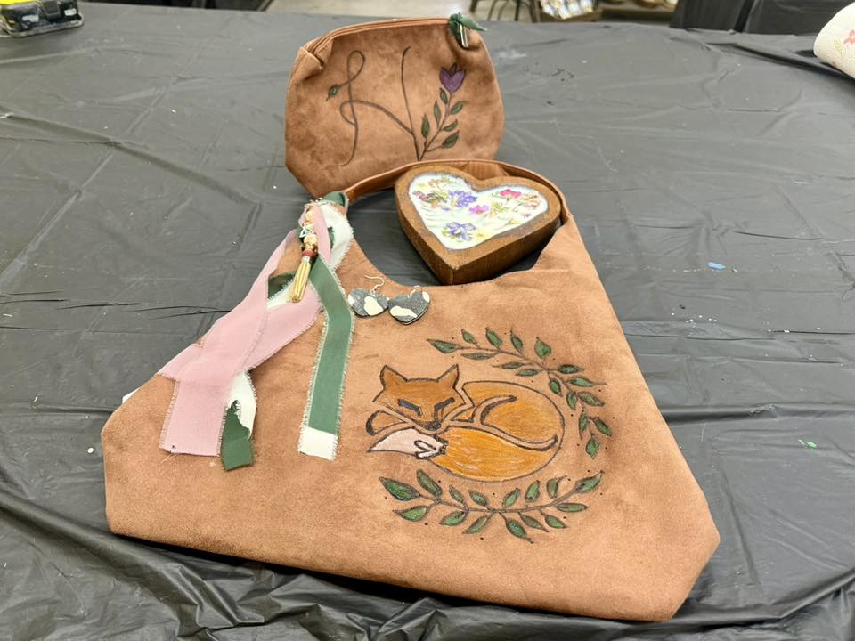 11/14/2026 - He Hunts Deer, We Burn Gear: Suede Hat or Hobo Bag Burning Workshop - 1:00pm - H&S East Michigan Studio