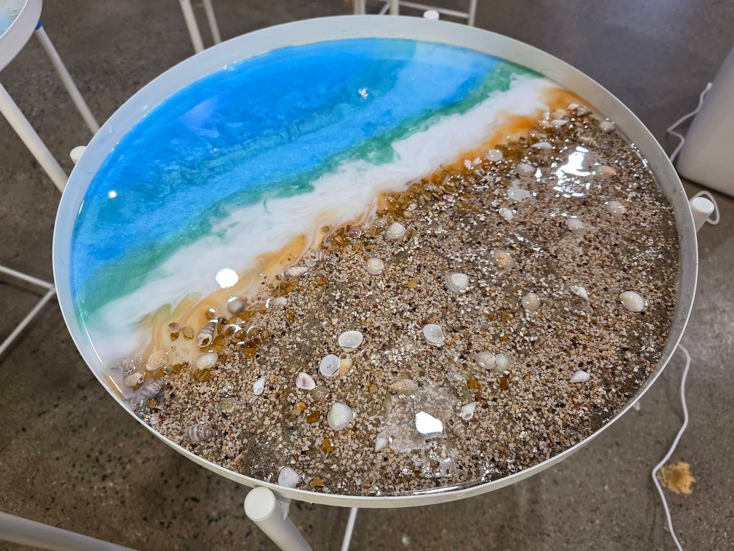 7/19/26 - Resin Tray Table Workshop - 1:00pm - Hammer & Stain East Michigan Studio