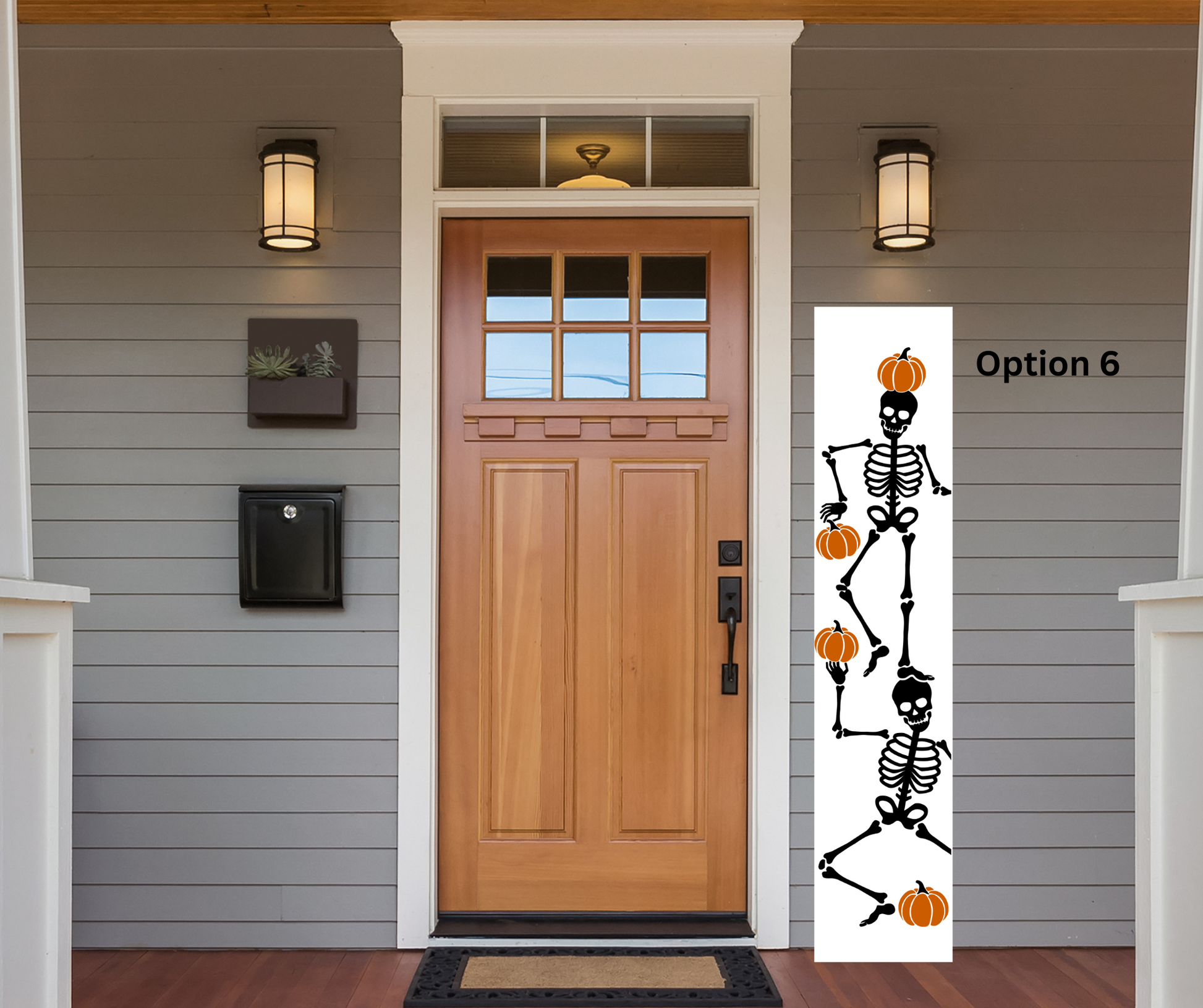 Skeletons with Pumpkins