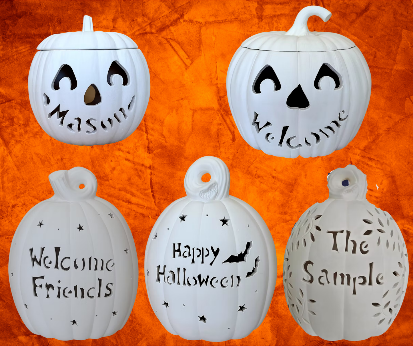 9/13/26 - Personalized Ceramic Pumpkins Workshop - 1:00 pm - Hammer & Stain East Michigan Studio