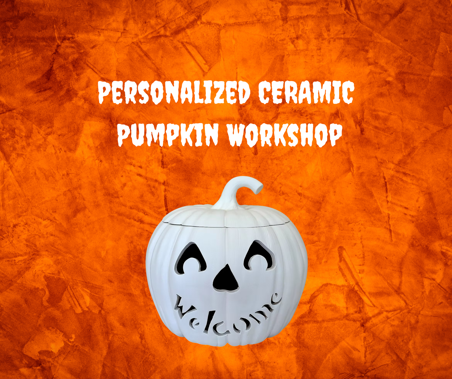 9/13/26 - Personalized Ceramic Pumpkins Workshop - 1:00 pm - Hammer & Stain East Michigan Studio