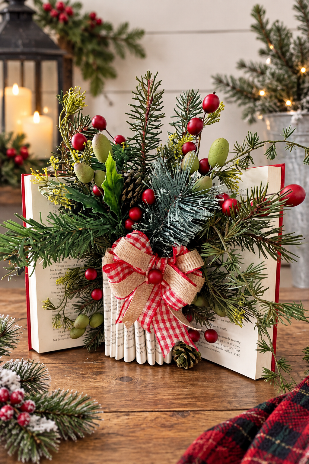 12/3/26 - Christmas Between the Pages:  DIY Book Vase Workshop - 5:30 pm H&S East Michigan