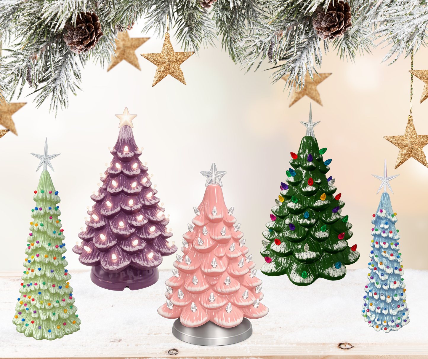 11/13/26 - Ceramic Christmas Tree Workshop - 5:30 pm - Hammer & Stain East Michigan Studio