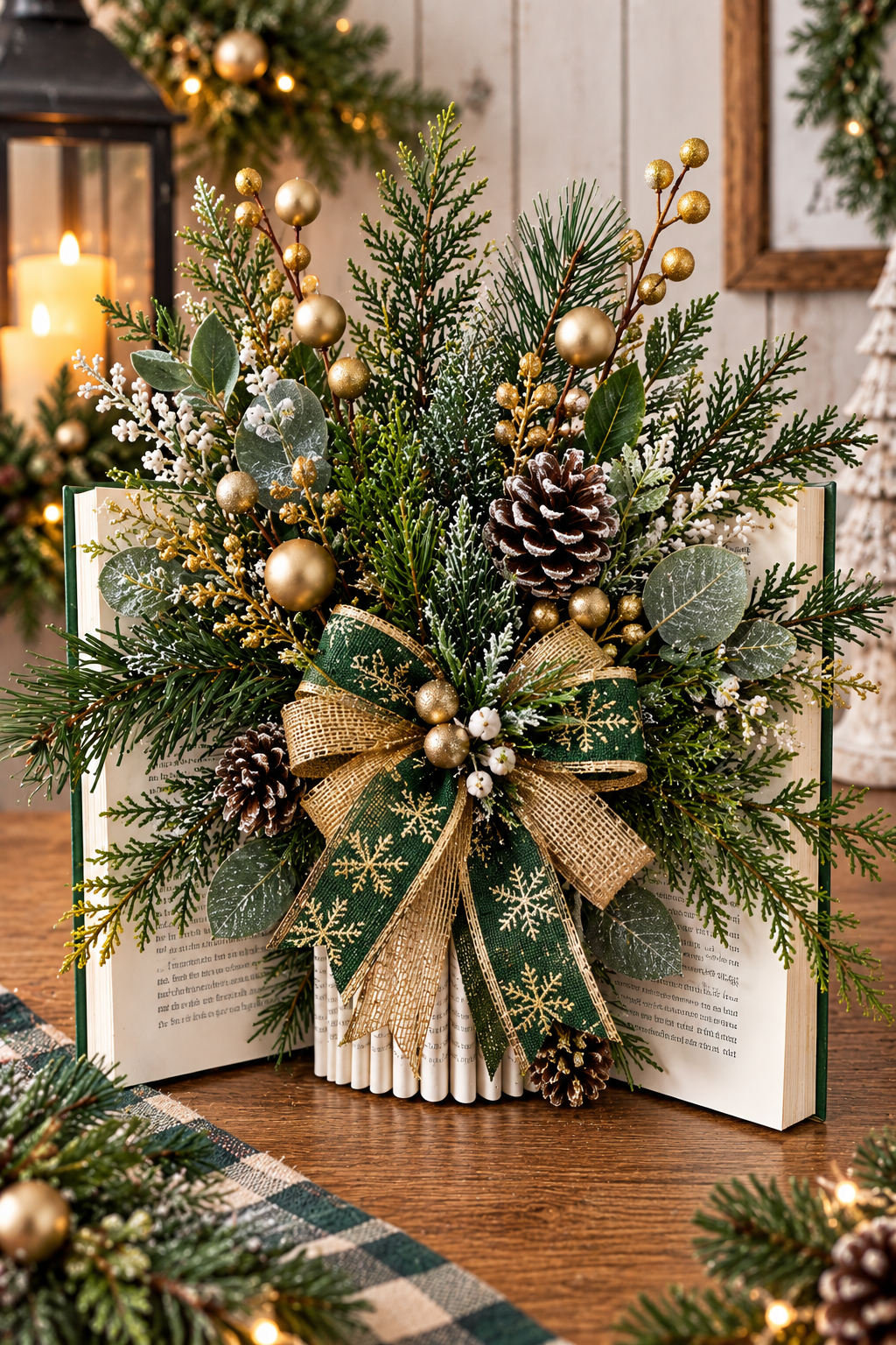 12/3/26 - Christmas Between the Pages:  DIY Book Vase Workshop - 5:30 pm H&S East Michigan