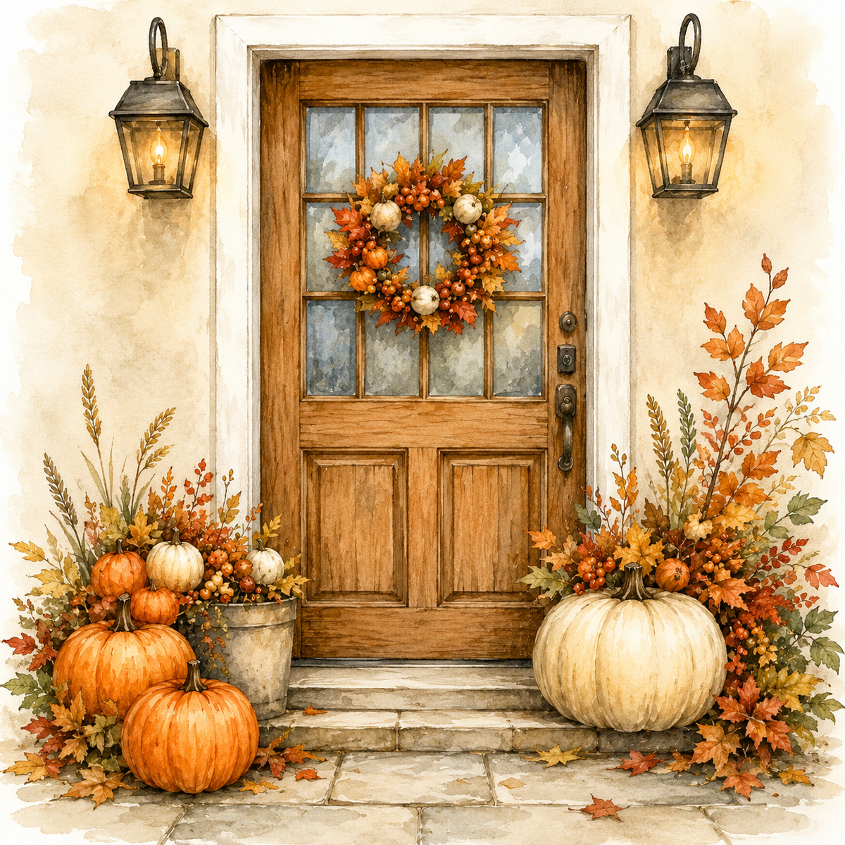 10/9/2026 - Fall & Halloween Watercolor Painting  - 5:30pm - H&S East Michigan Studio