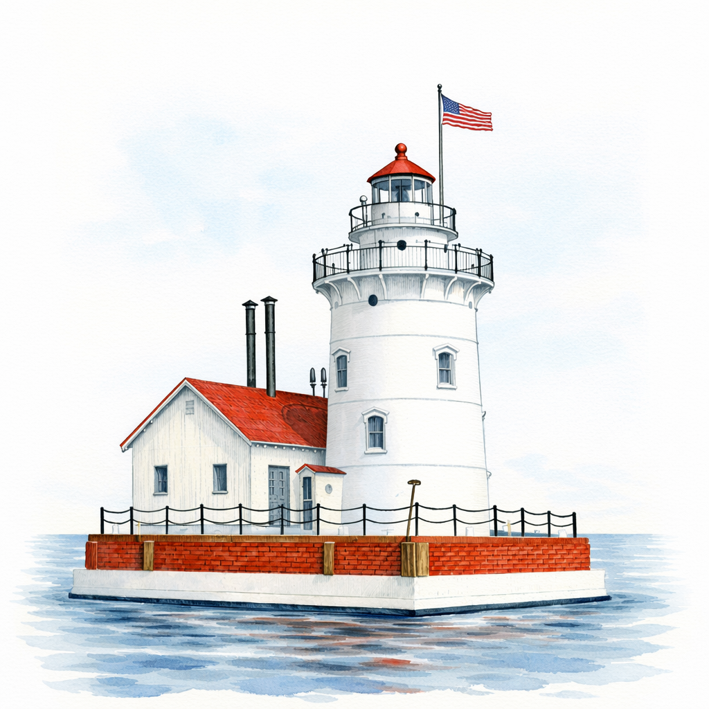 7/11/2026 - Watercolor Painting Workshop - Local Landmarks & Whimsical Designs - 1:00 pm - Hammer & Stain East Michigan Studio