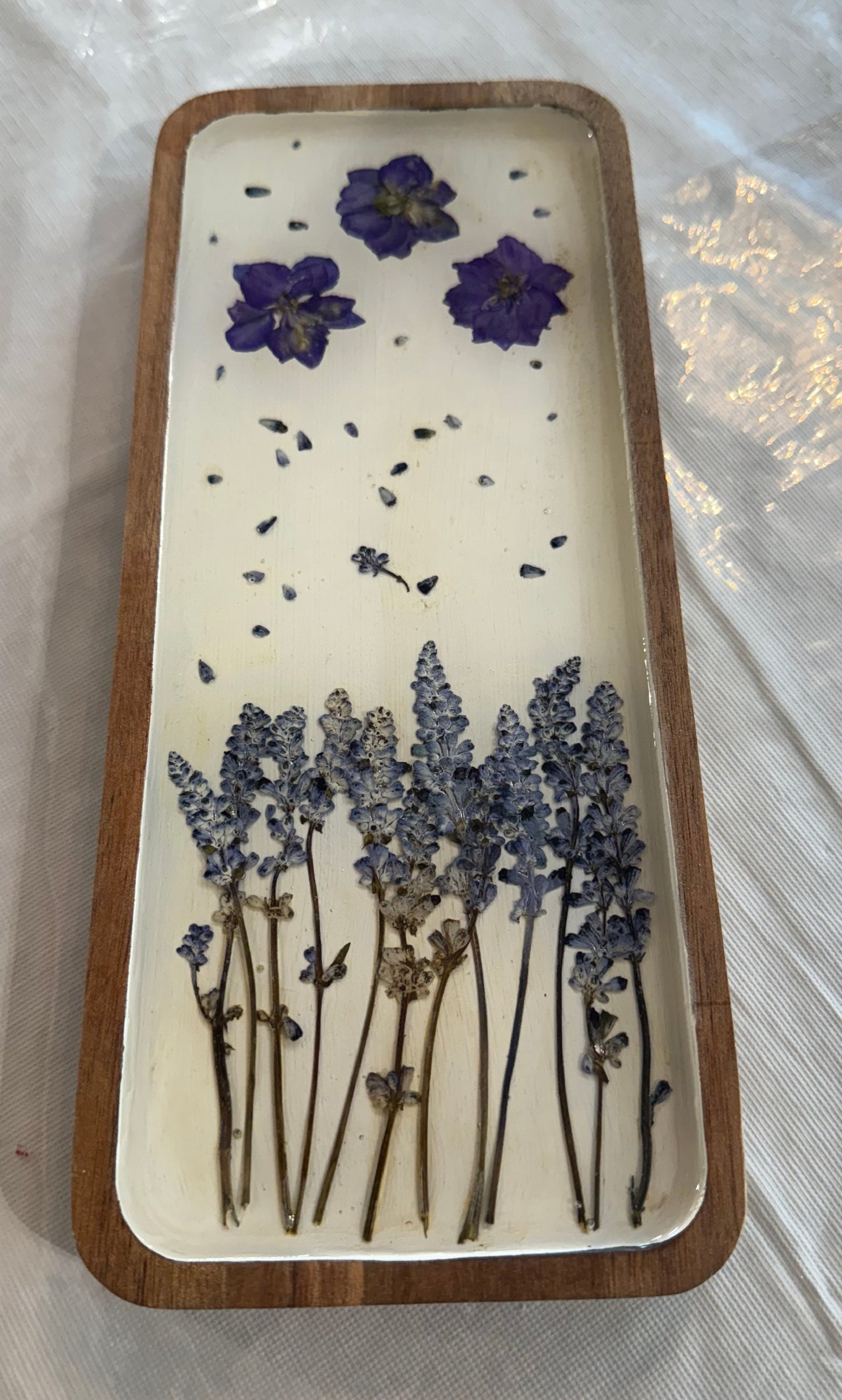 10/4/2025 - DIY Dried Flower Resin Tray Workshop - 11am - H&S East Michigan Studio