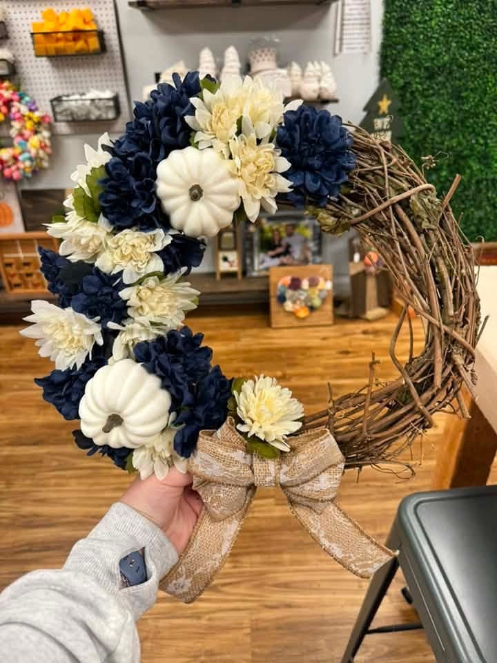 10/16/26 - Fall Wreath Workshop - 5:30pm - H&S East Michigan Studio