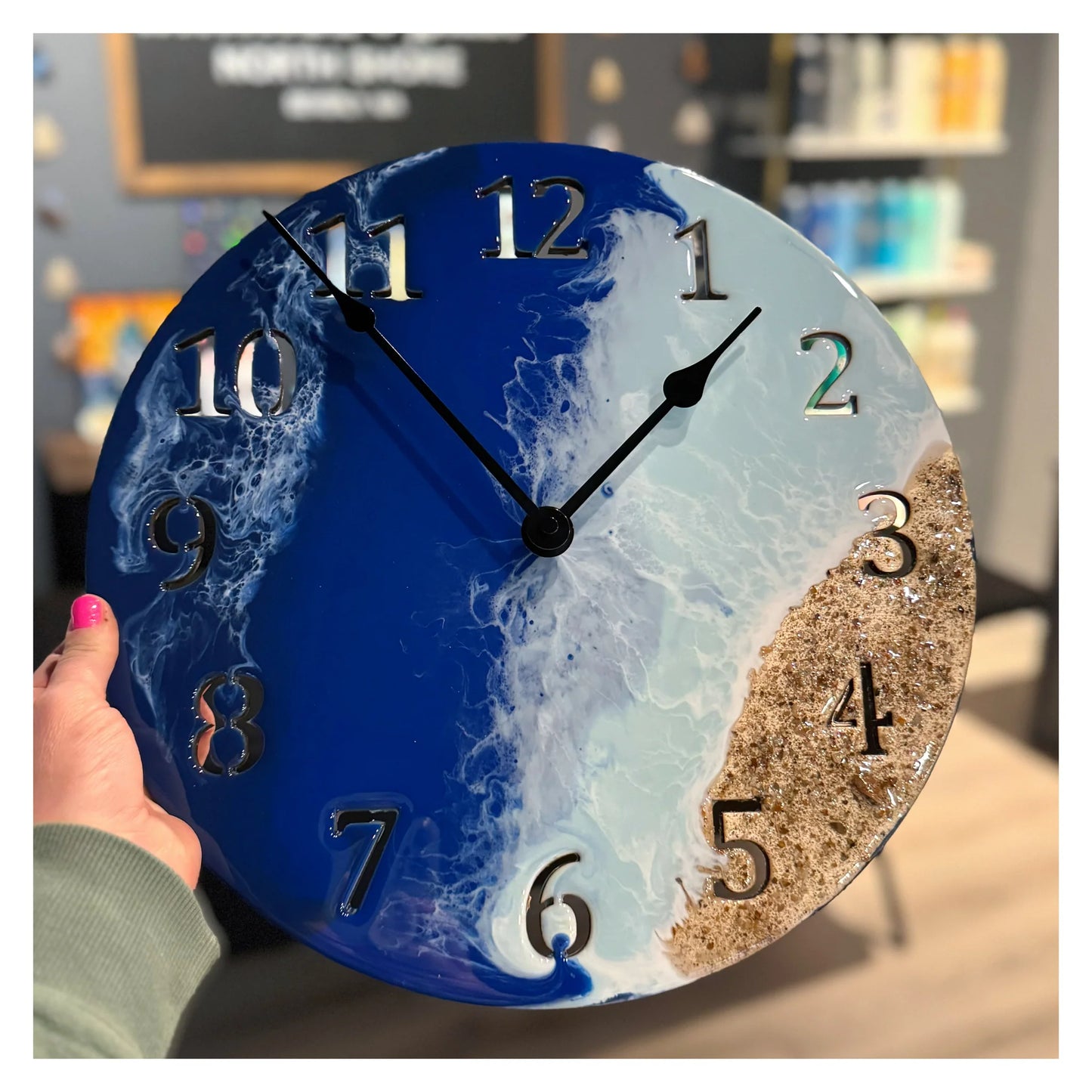 7/26/26 - Resin Pour Clock Workshop - 1:00pm - Hammer & Stain East Michigan Studio