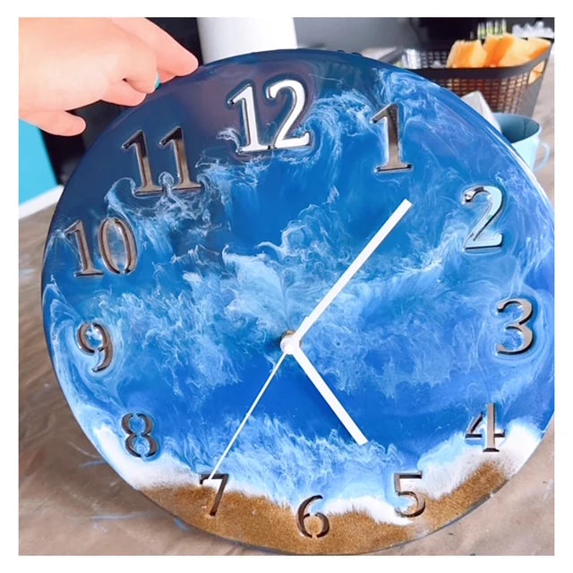 7/26/26 - Resin Pour Clock Workshop - 1:00pm - Hammer & Stain East Michigan Studio