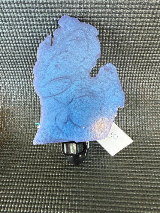 Michigan Night Light - Blue Mica