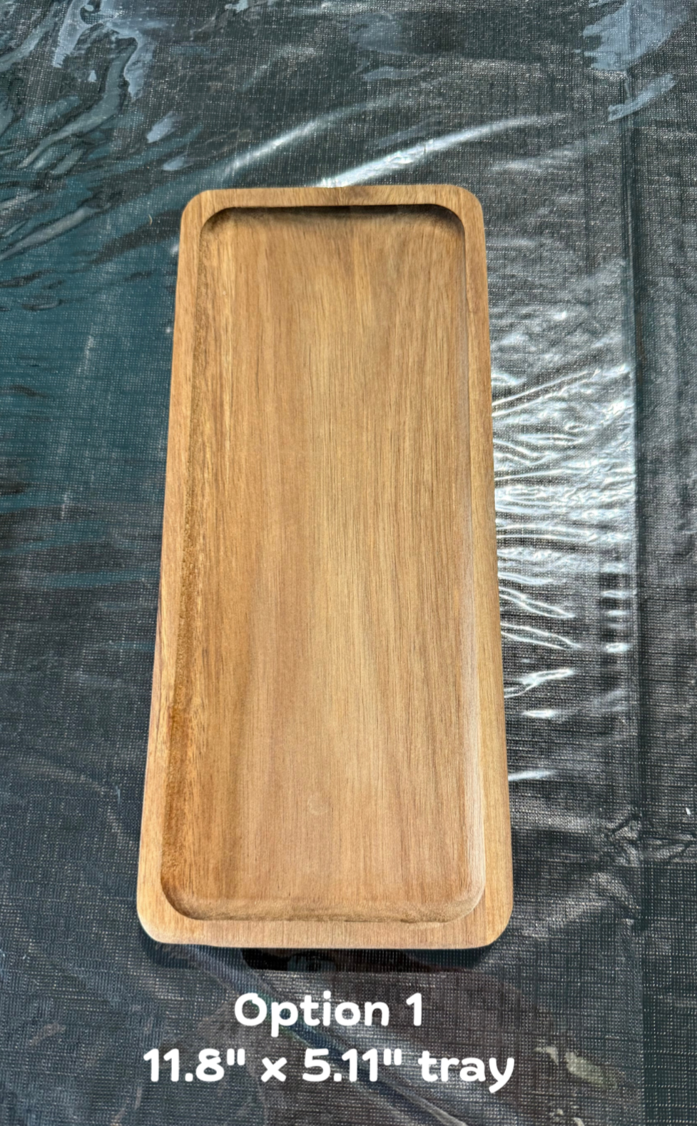 Option 1 - 11.8"x5.11" Tray