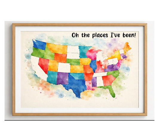 8/7/2026 - $40 Friday: Watercolor Map Workshop - 5:30 pm - Hammer & Stain East Michigan Studio