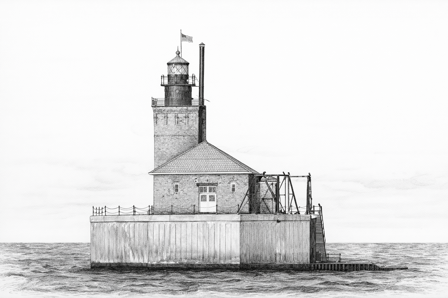 7/11/2026 - Watercolor Painting Workshop - Local Landmarks & Whimsical Designs - 1:00 pm - Hammer & Stain East Michigan Studio