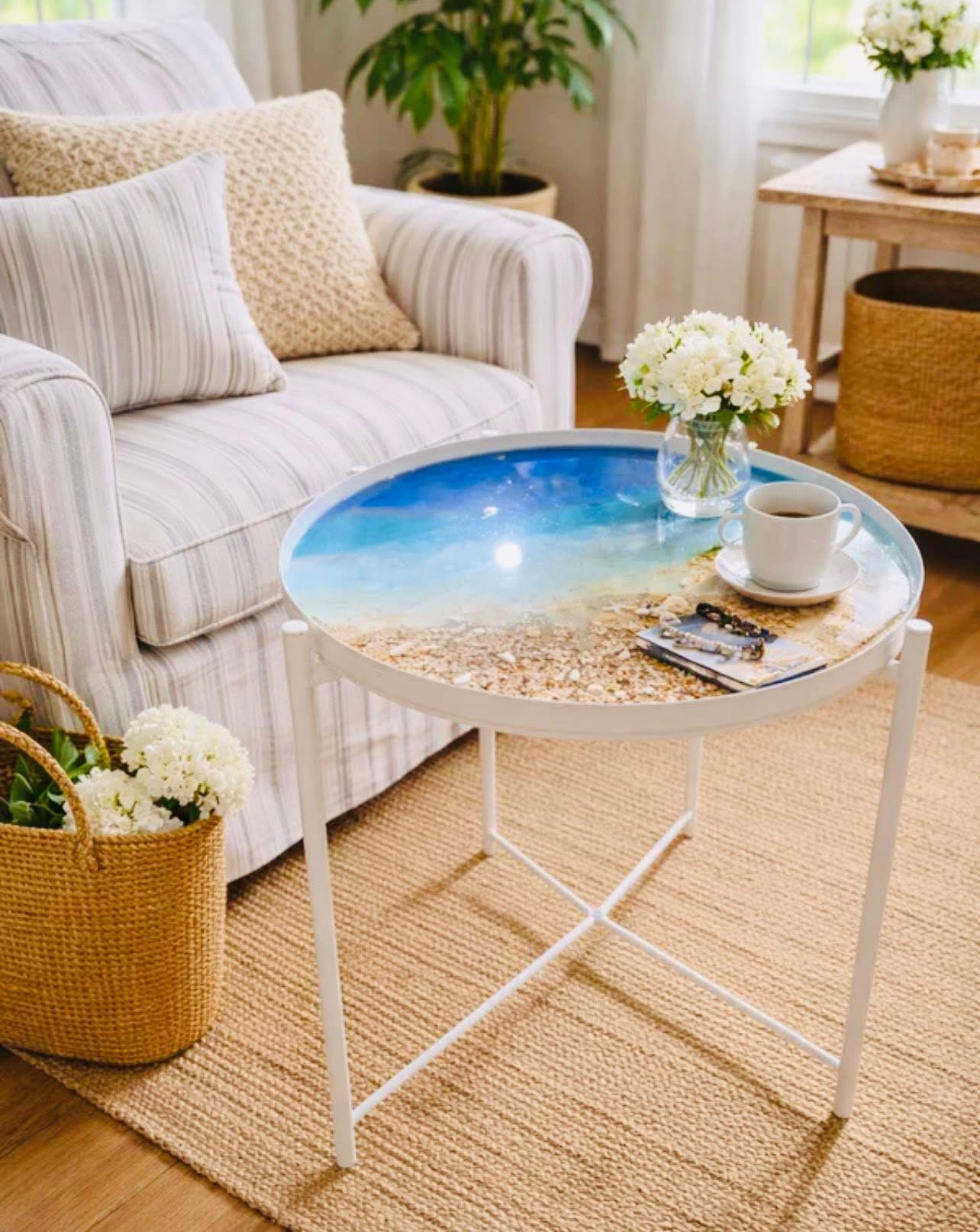 7/19/26 - Resin Tray Table Workshop - 1:00pm - Hammer & Stain East Michigan Studio