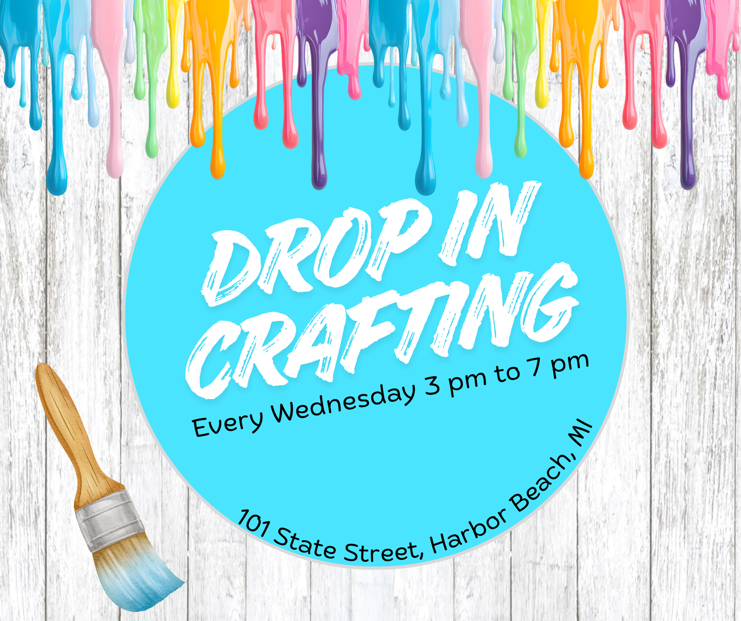 Drop In Crafting - Every Wednesday 3pm-7pm
