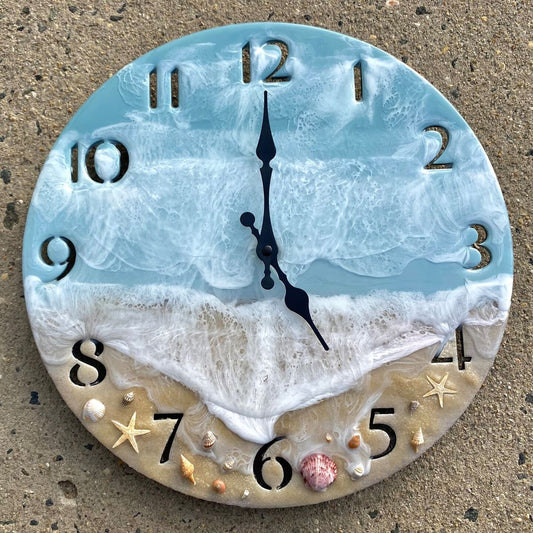 7/26/26 - Resin Pour Clock Workshop - 1:00pm - Hammer & Stain East Michigan Studio