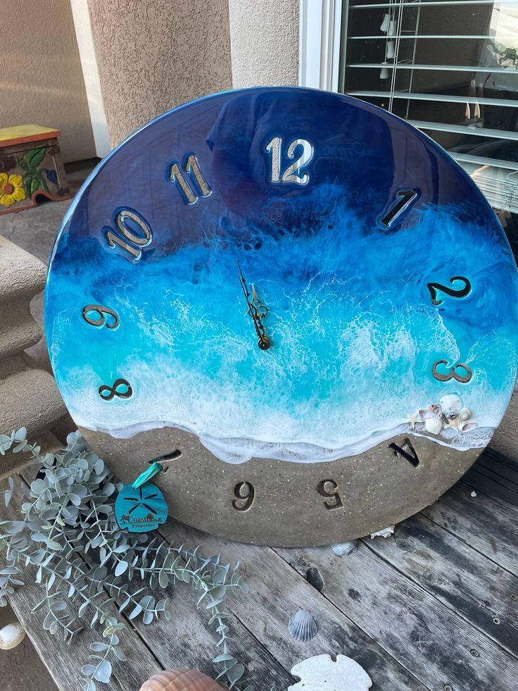 7/26/26 - Resin Pour Clock Workshop - 1:00pm - Hammer & Stain East Michigan Studio